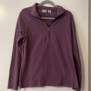 Purple Fleece 3/4 Zip